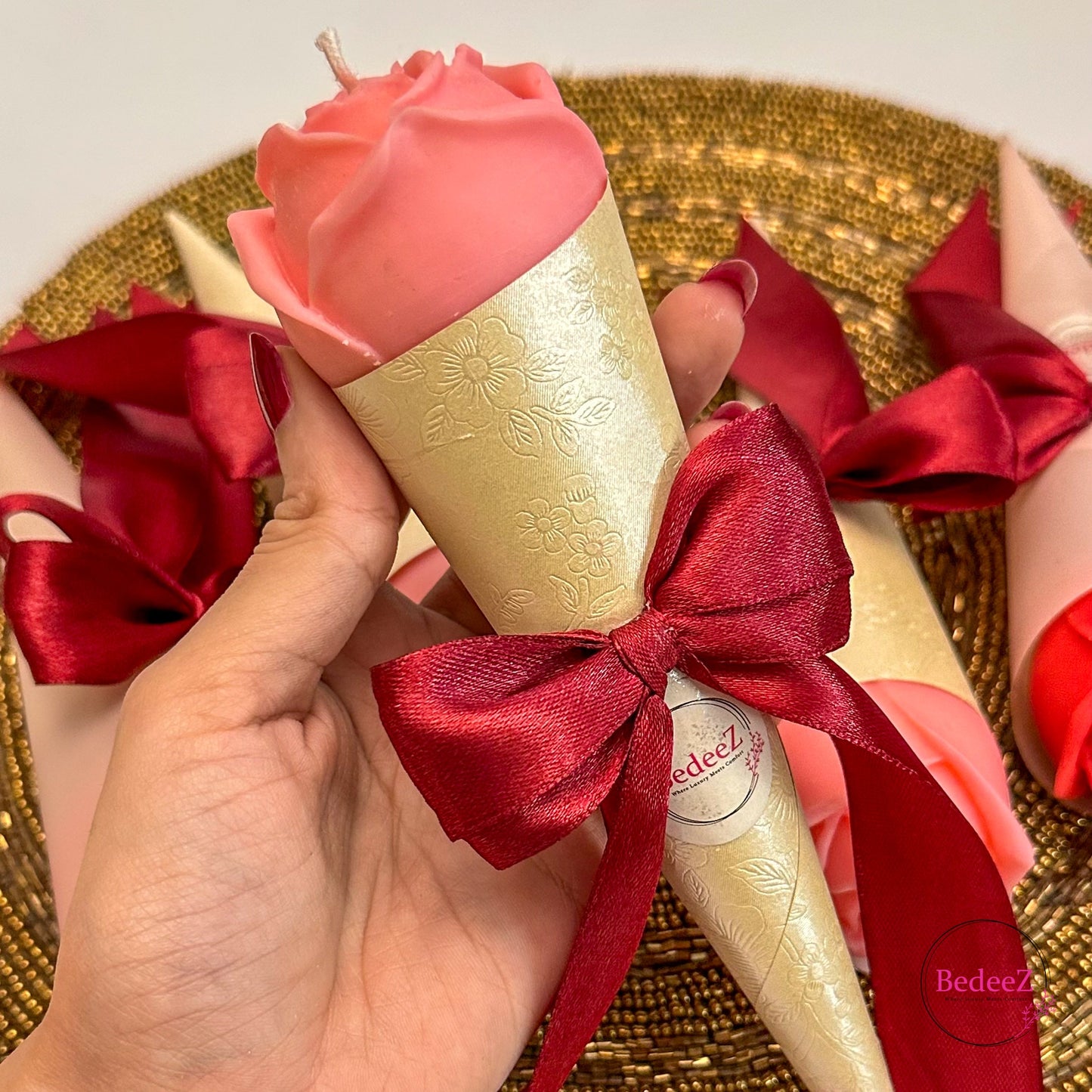 Blossom Glow – Scented Rose Candle (3)