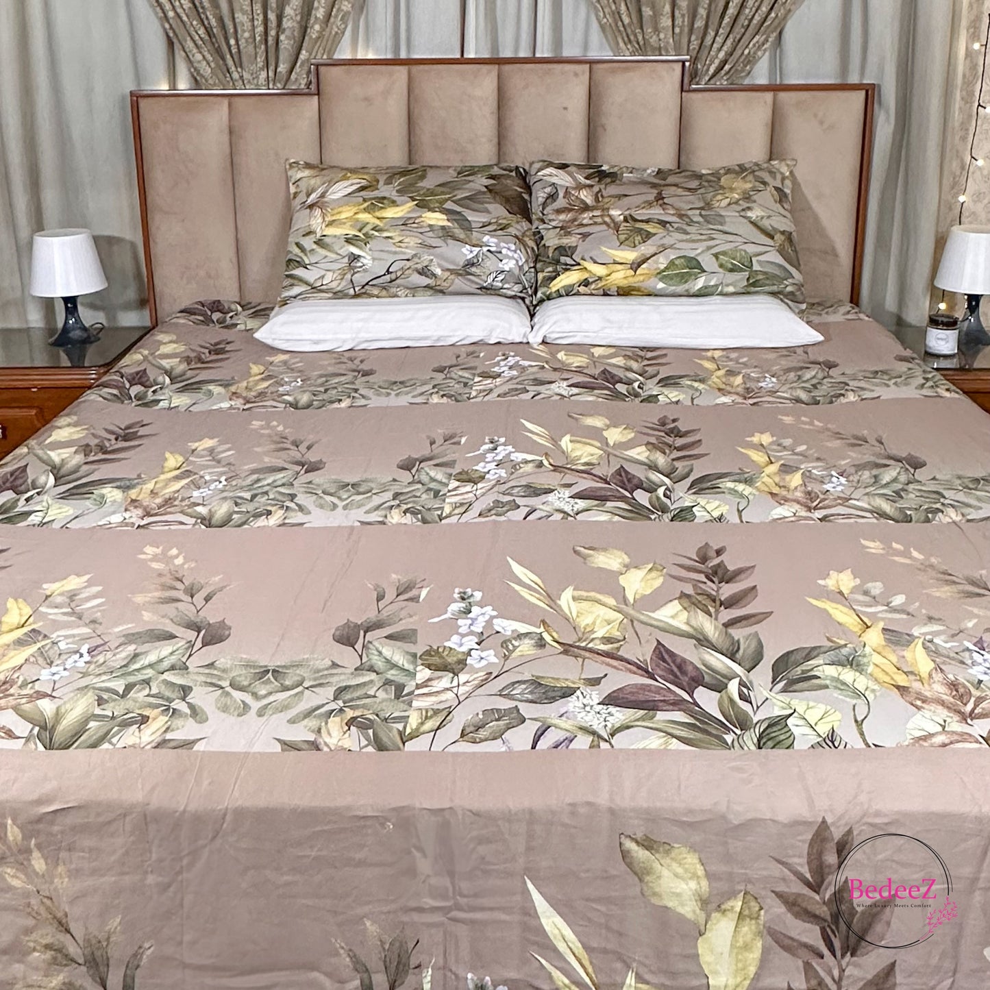 Floral Serenity Double Bedsheet Set (1)