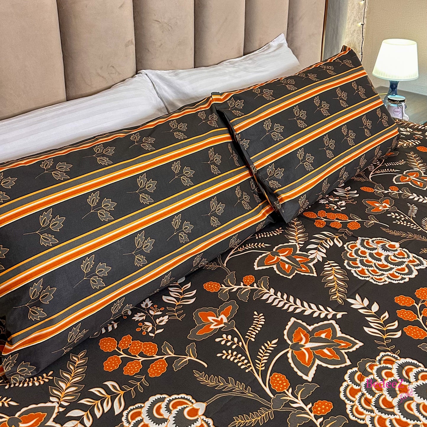 Autumn Bloom Double Bedsheet