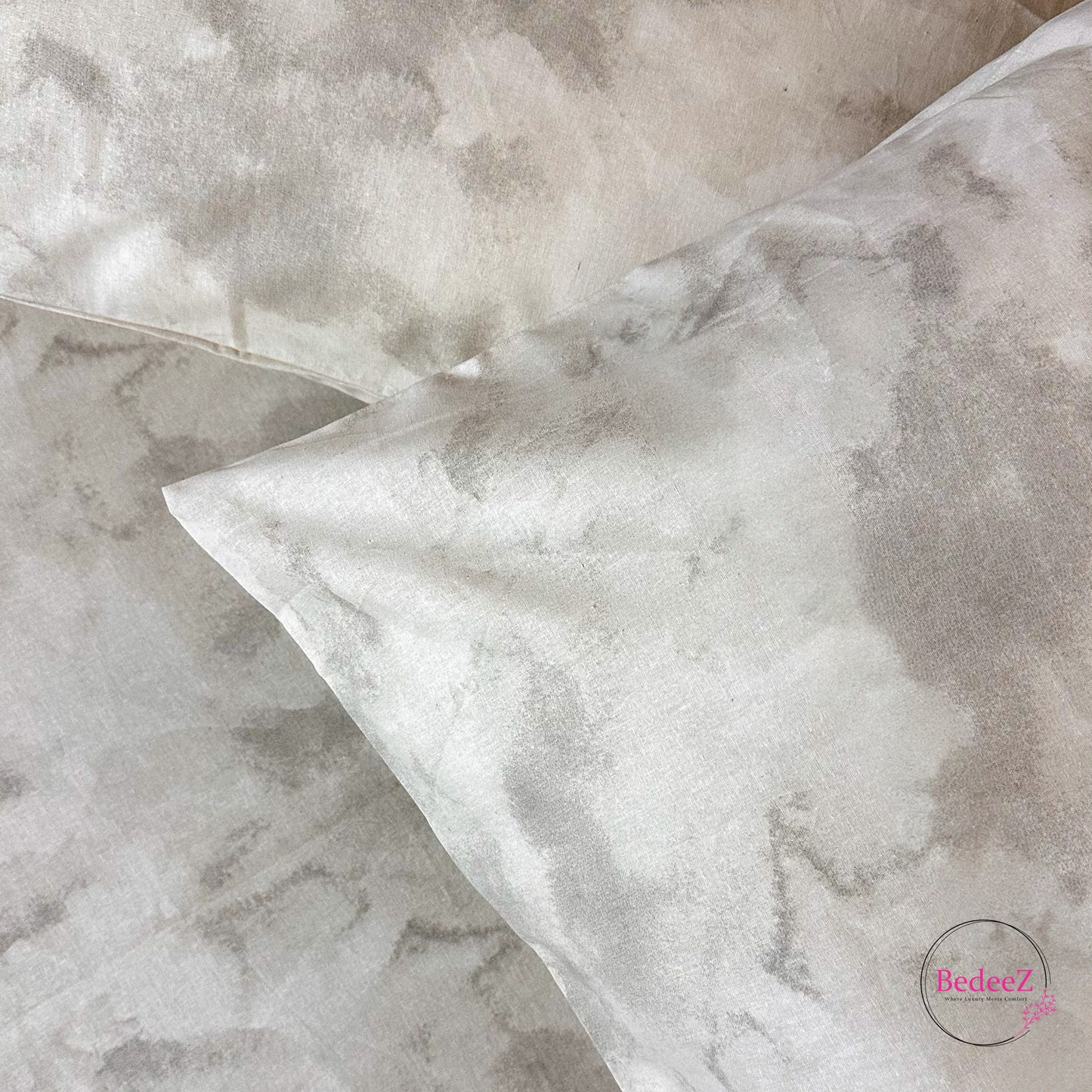 Cloud Beige Suede Touch Double Bedsheet