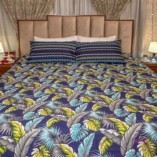 Tropical Vibes Double Bedsheet