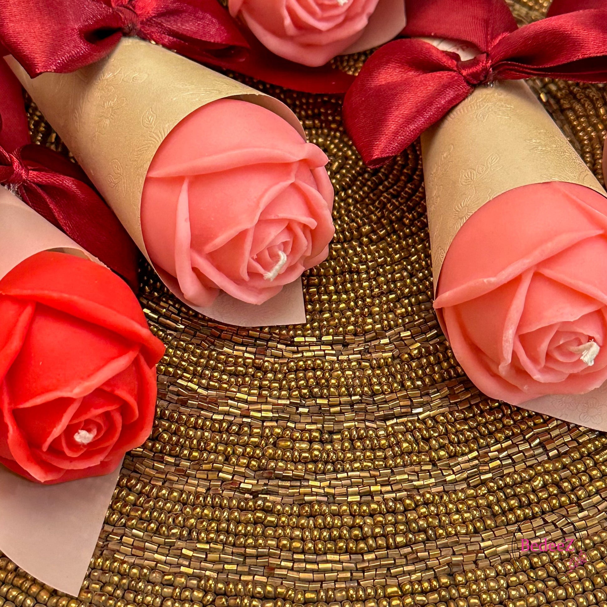 Blossom Glow – Scented Rose Candle (1)