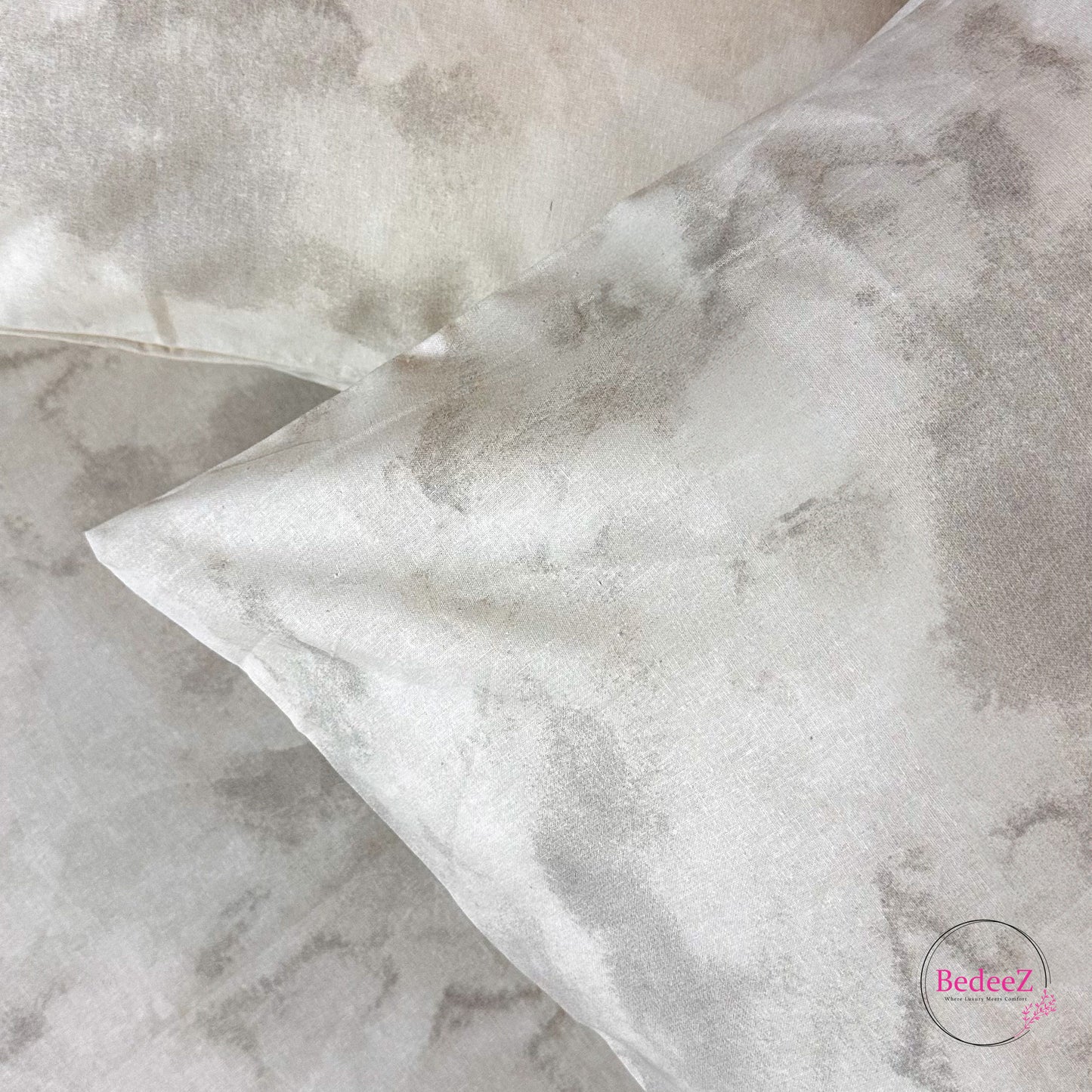 Cloud Beige Suede Touch Double Bedsheet
