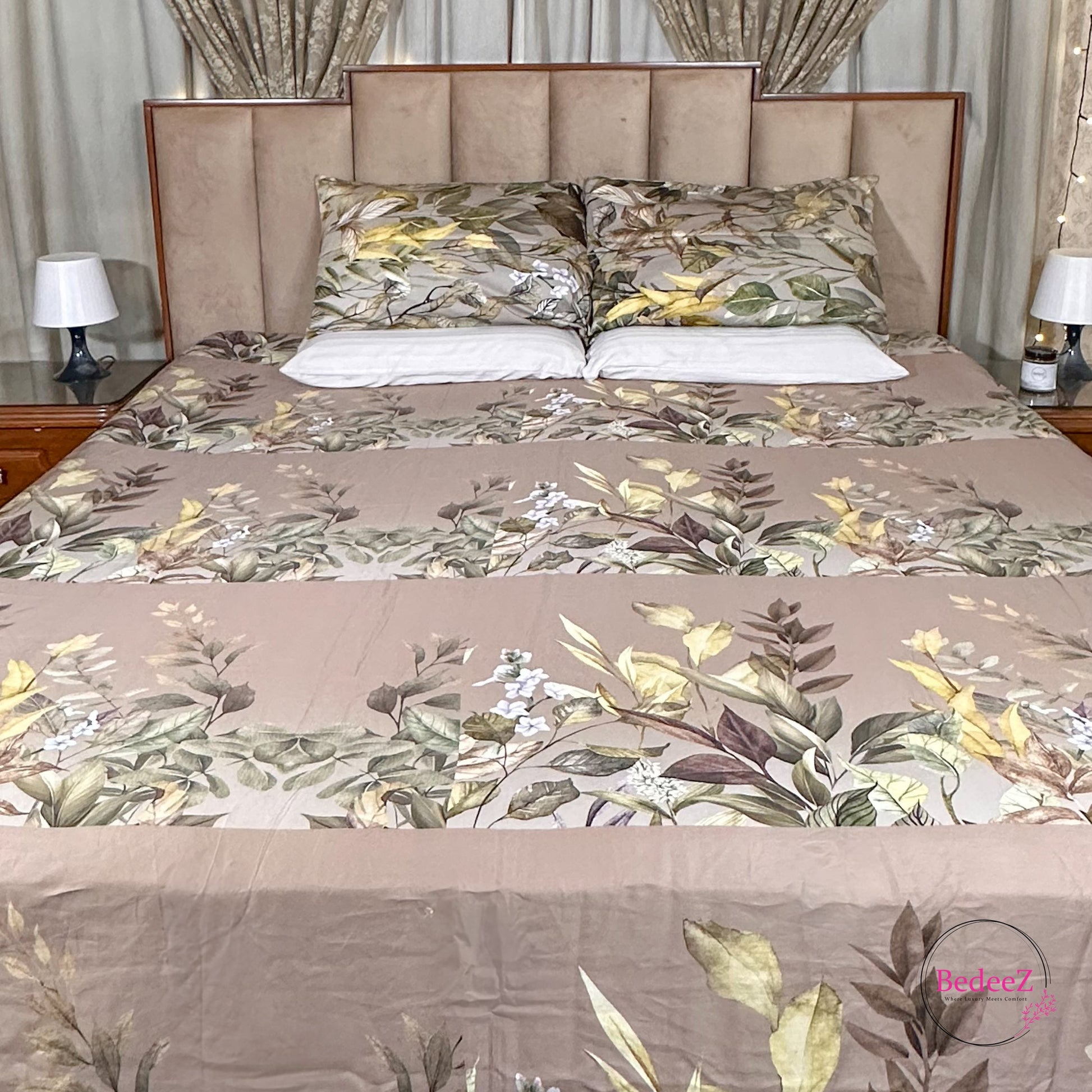 Floral Serenity Double Bedsheet Set (1)