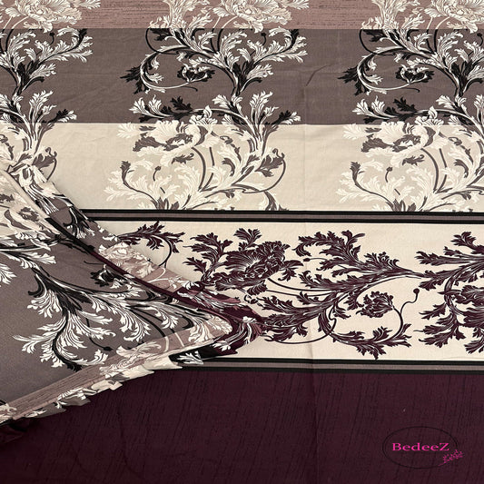 Elegant Frills Floral Bedsheet1.0